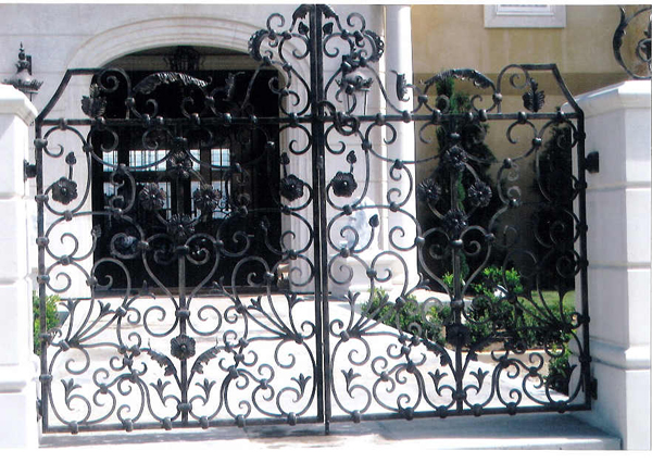 Wrought Iron Entry Gate - Anaheim, CA