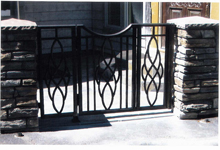 Wrought Iron Courtyard Gates Brea