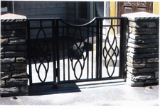 Wrought Iron Courtyard Gates Stanton